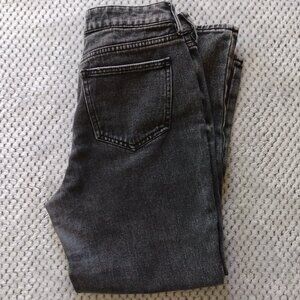 PacSun Mom Jean High Rise Dark Gray Size 27